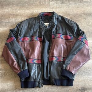 Vintage leather jacker